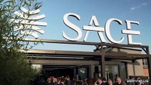 Sace accende il nuovo logo sulla Terrazza del Made in Italy