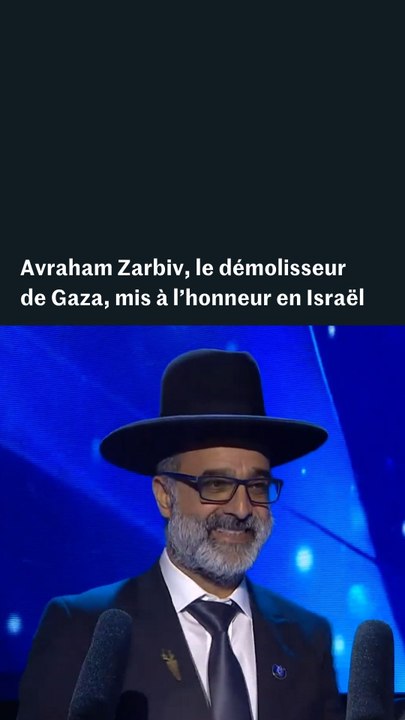 Avraham Zarbiv, visage de la destruction de Gaza, mis à l’honneur en Israël
