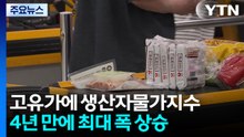 고유가에 생산자물가지수 4년 만에 최대 폭 상승..."소비자물가도 상방 압력" / YTN
