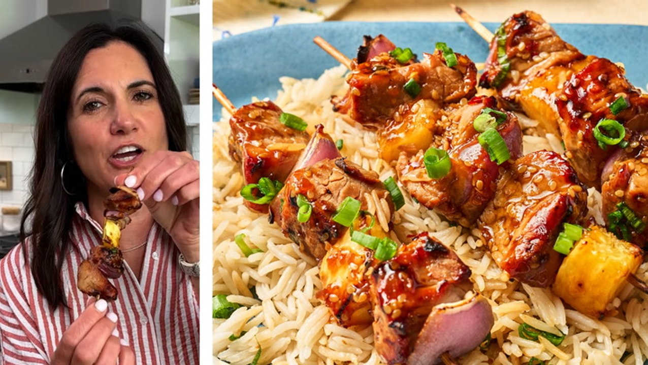 How to Make Air Fryer Teriyaki Pork Skewers