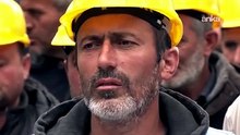 Doruk Madencilik işçileri Kurtuluş Parkı'nda... Başaran Aksu Kıdemlerimizi, ihbarlarımızı, özlük haklarımızı bugünkü faiz oranlarıyla versinler