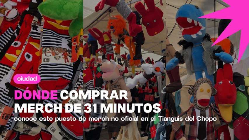 31 Minutos: ¿Dónde comprar merch en CDMX?