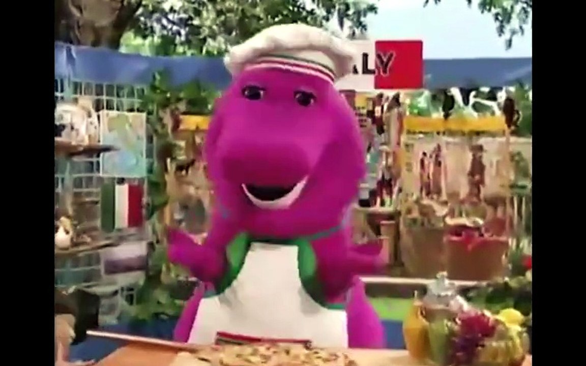 PBS Kids Barney And Friends Nothing Beats A Pizza...mp4