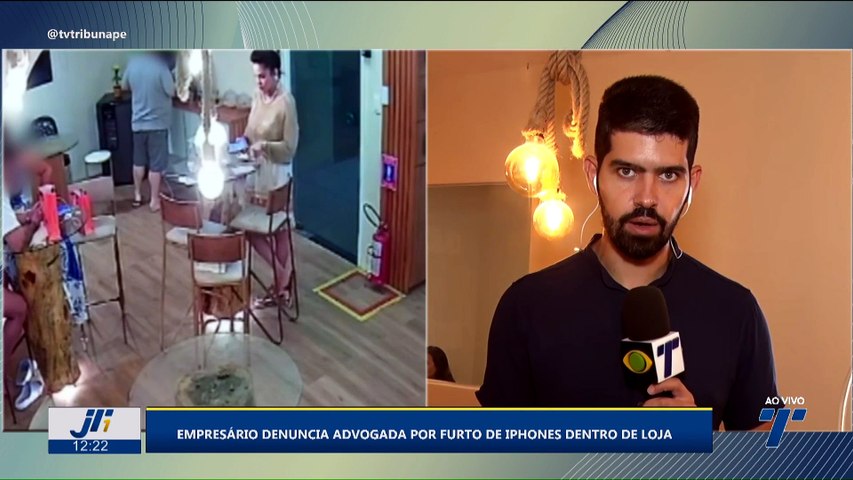 Empresário denuncia advogada por furto de iphones dentro de loja