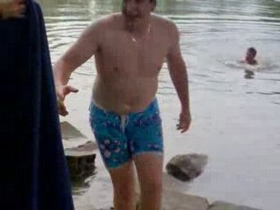 baignade dans la saône