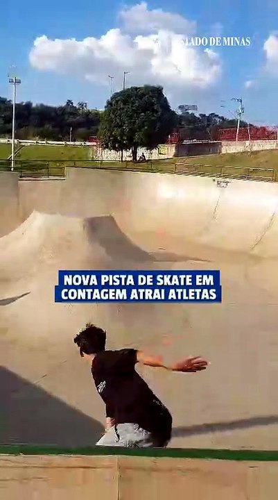 Nova pista de skate em Contagem atrai atletas de diversas modalidades