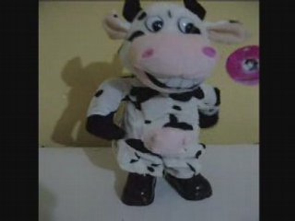 peluche automate Vache a i like to meuhvite
