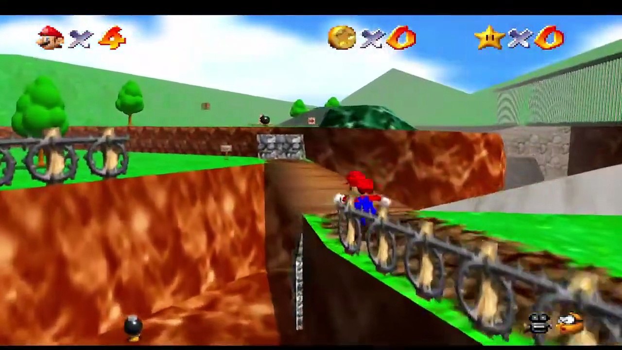 TESTANDO Super Mario 64 HD Widescreen 16x9 Nintendo 64
