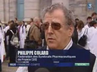 Flash Mob Pharmaciens Besançon 28 Mai 2008