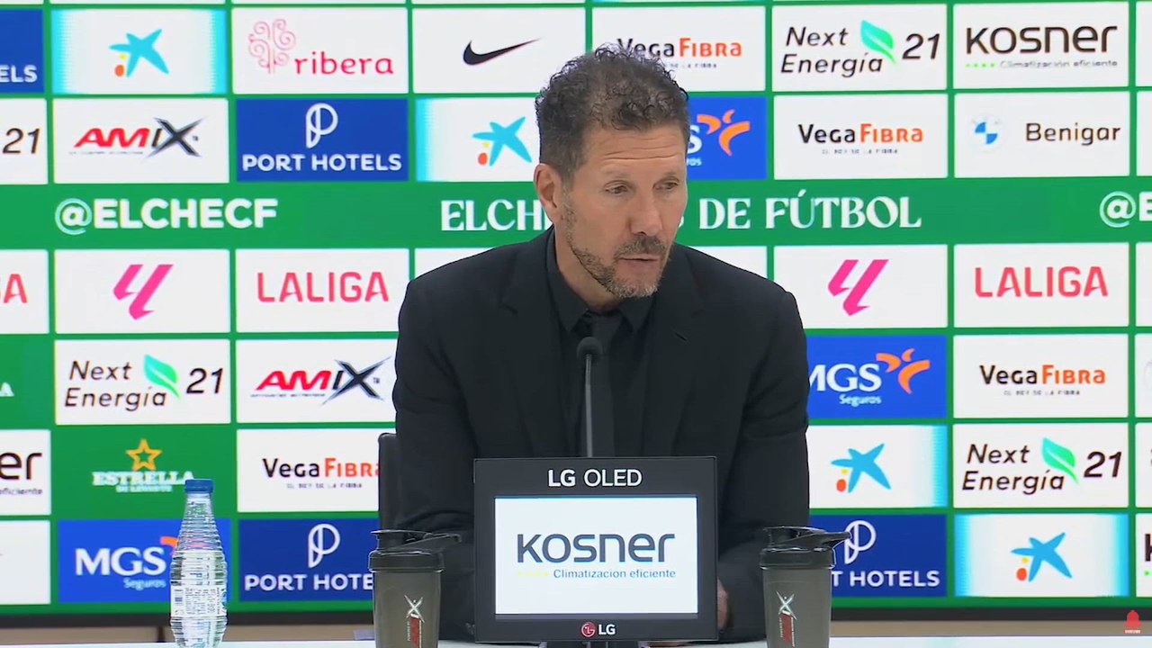 Simeone, rueda de prensa completa tras el Elche 3 - Atlético de Madrid 2 | LaLiga EA Sports