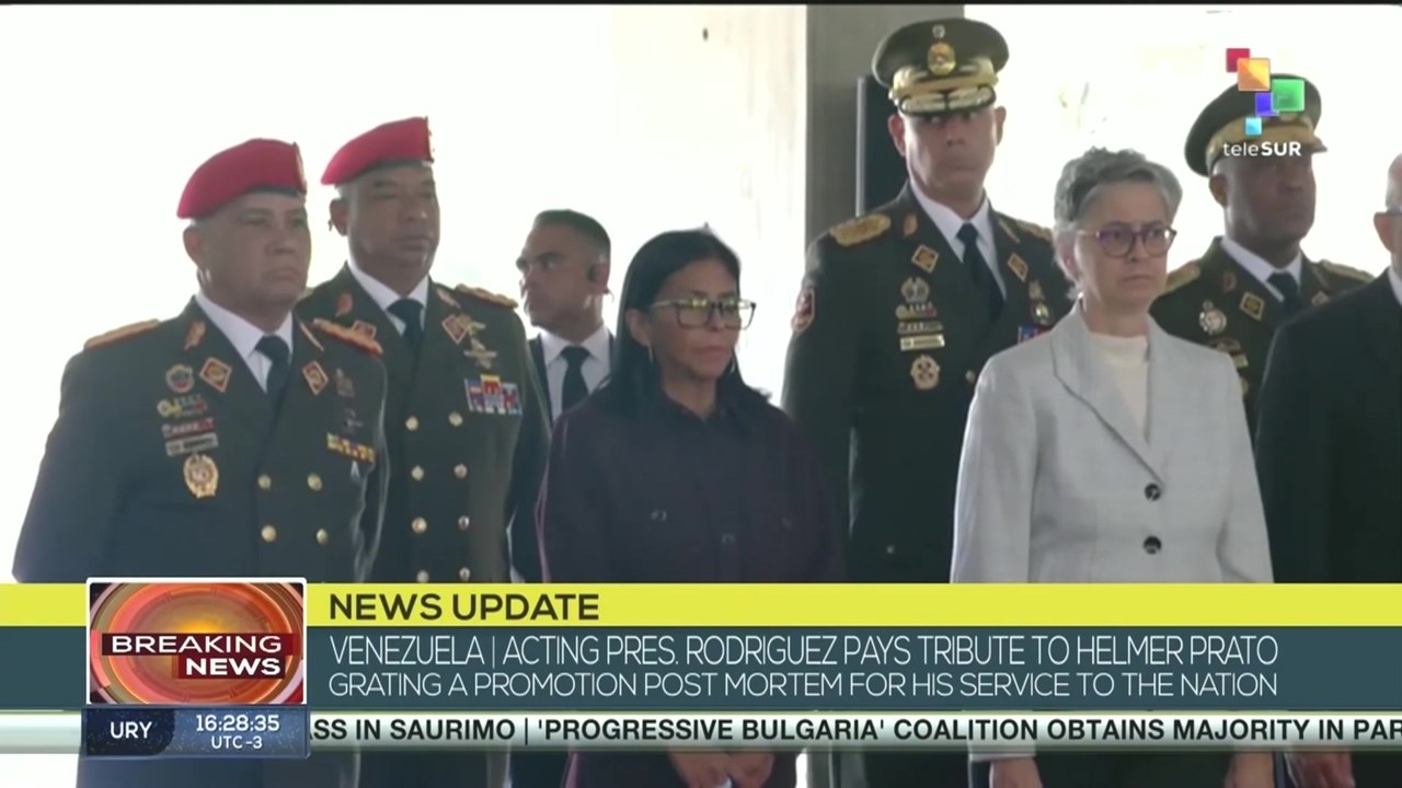 Acting pres. Delcy Rodriguez grants promotion to General Helmer Prato