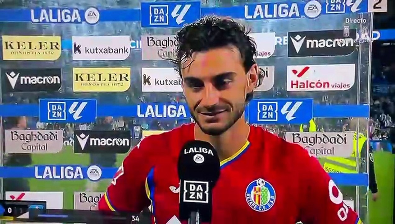 Gran enfado de Juan Iglesias tras el Real Sociedad - Getafe: "Esos son los valores que tienen aquí"