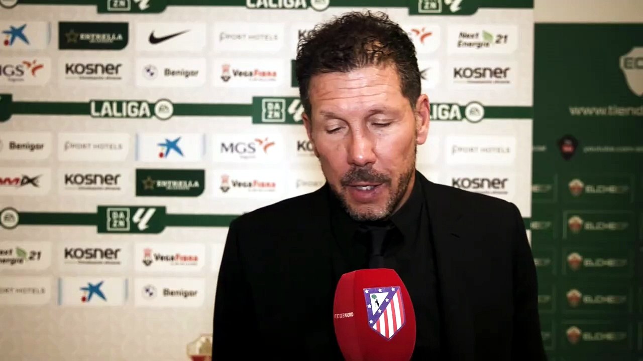 Simeone: "Hay que mejorar cosas internamente"
