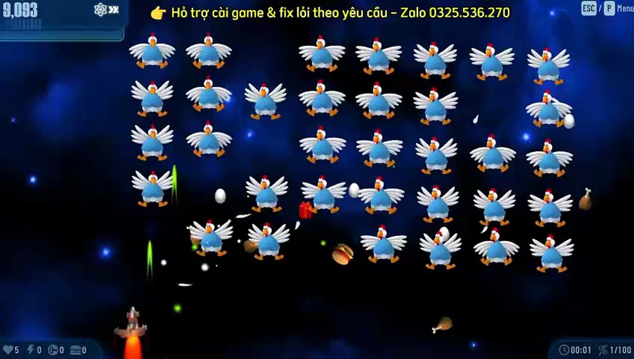 Hướng dẫn tải và cài đặt Chicken Invaders 1, 2, 3, 4, 5 – Game bắn gà kinh điển cho PC