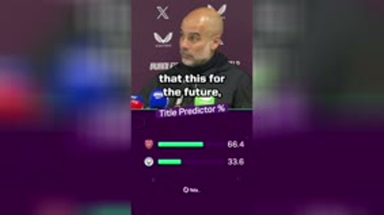 Guardiola quizzed on whether Man City are handling title race nerves