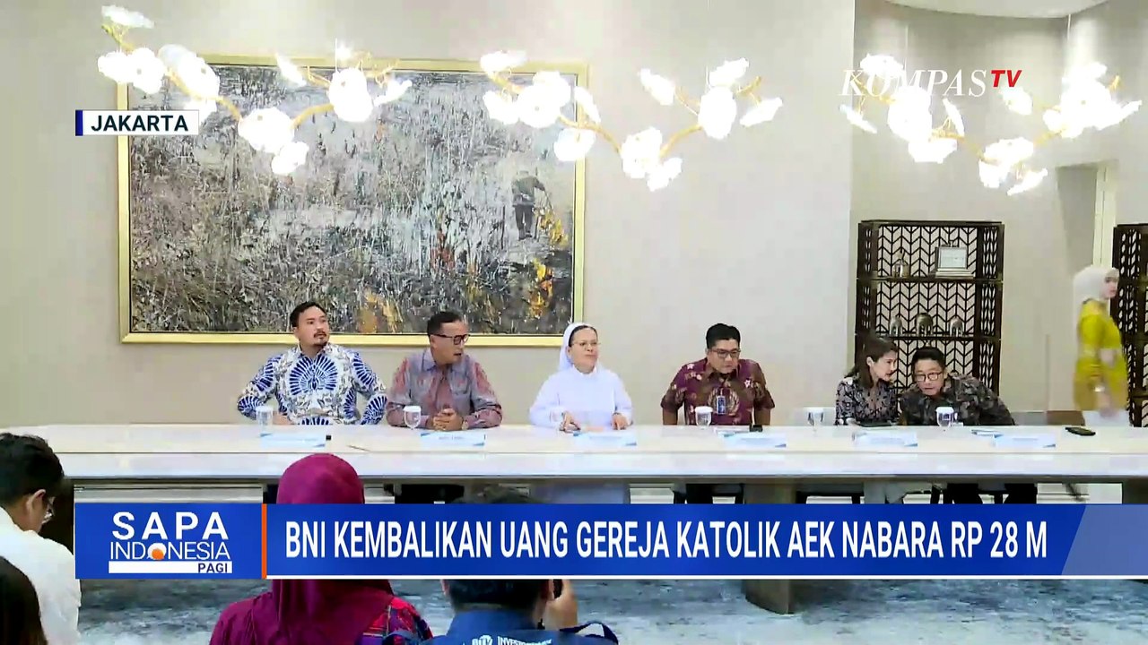 Kasus Viral, BNI Minta Maaf! Kembalikan Rp28 M Dana Umat Gereja Aek Nabara | SAPA PAGI