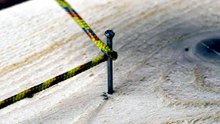 Genius knot hack with just a nail and rope