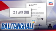 VP Sara Duterte, hihiling ng bagong travel authority dahil late aniyang inaprubahan ng Office of the President ang naunang travel request | Balitanghali