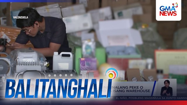 Samu't saring produkto na hinihinalang peke o hindi bayad ang buwis, bistado sa isang warehouse | Balitanghali
