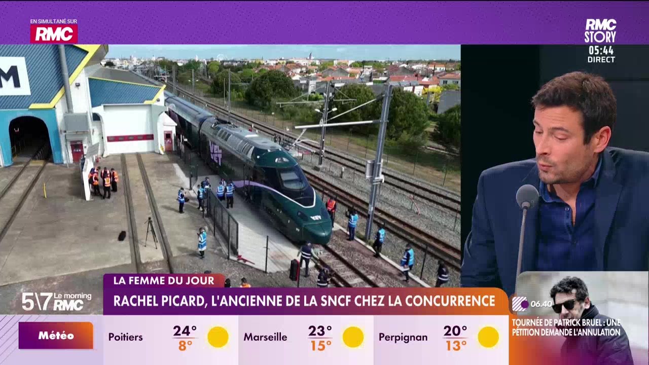 Le Portrait de Virginie Phulpin : Rachel Picard, l'ancienne de la SNCF chez la concurrence - 23/04