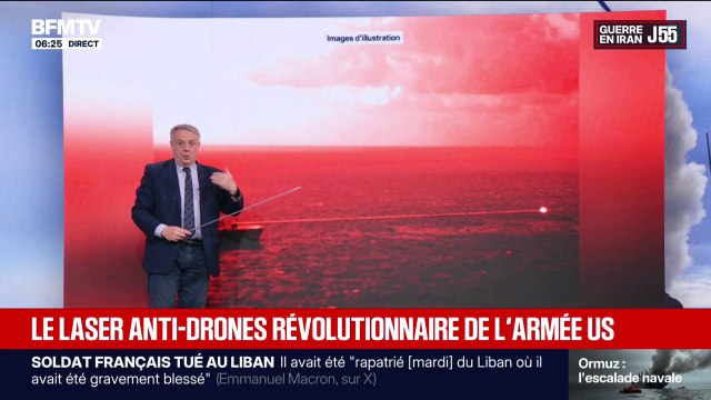 Guerre au Moyen-Orient: les États-Unis testent un laser anti-drone depuis le porte-avions USS George H.W. Bush