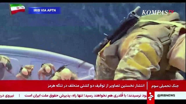 Hormuz Memanas! Detik-Detik Militer Iran Cegat Kapal Tanker Diduga Milik Israel