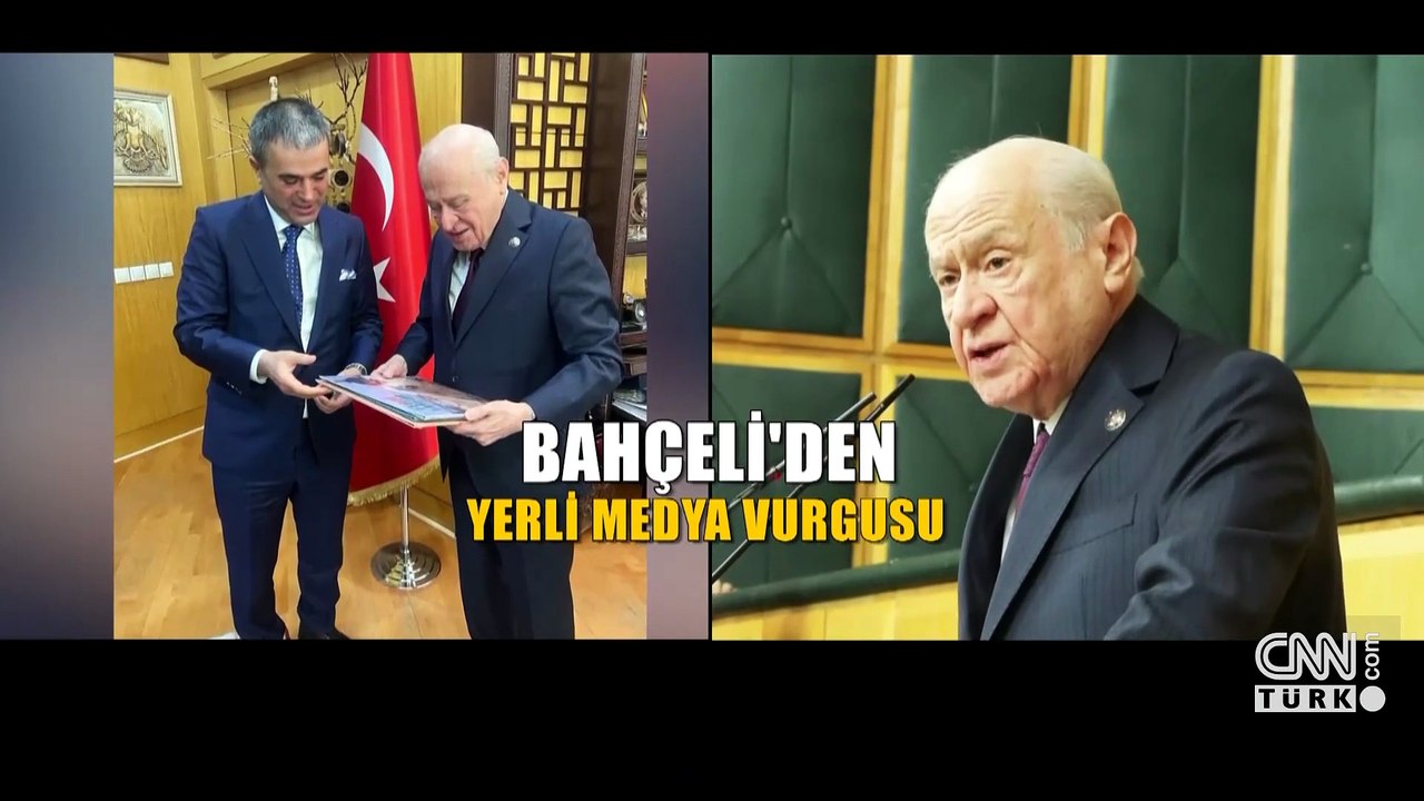 MHP Lideri Devlet Bahçeli Demirören Medya Heyeti'ni kabul etti! Bahçeli'den Türk dizilerine övgü