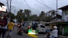 End of the Day on Rizal Street in Los Banos, Laguna, Philippines