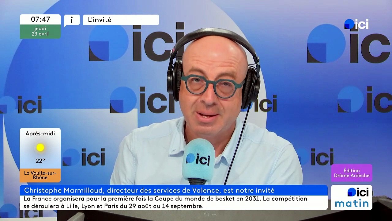 Christophe Marmilloud, directeur général des services de la ville de Valence