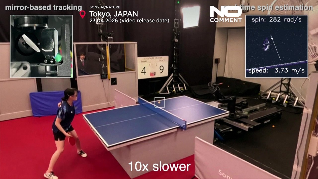 Sony-Roboter mit KI schlägt Tischtennis-Profis