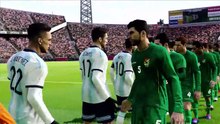 Argentina vs Bolivia PES 2021 - Realistic Gameplay & Graphics Fix