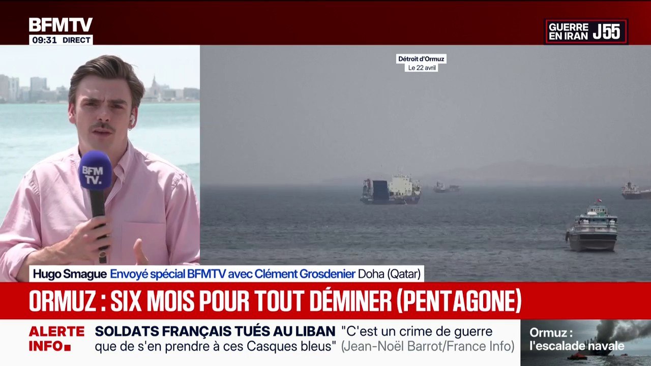 Guerre au Moyen-Orient: déminer le détroit d'Ormuz pourrait prendre six mois, selon le Pentagone