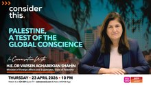 Consider This: Palestine, A Test of the Global Conscience