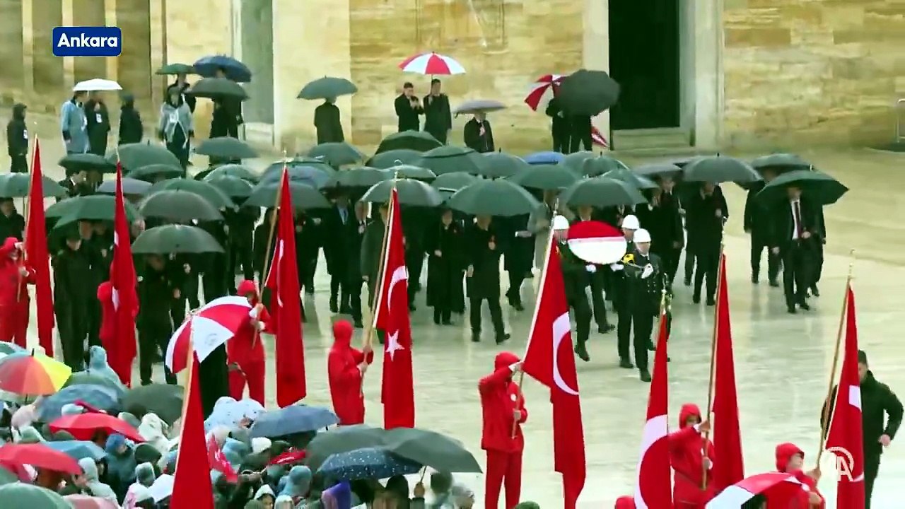 Anıtkabir'de 23 Nisan töreni: Yusuf Tekin hangi mesajları verdi