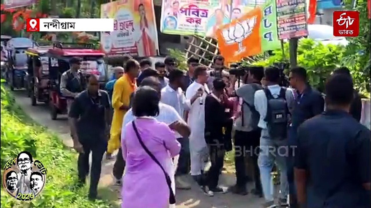 নন্দীগ্রামে সাতসকালেই ভোটদান, নিজের এলাকার বুথে এজেন্ট দিতে পারলেন না শুভেন্দু