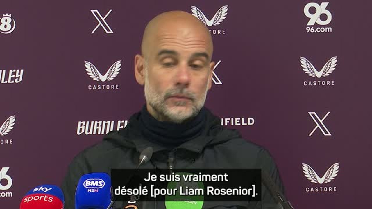 Man. City - Guardiola désolé pour Rosenior : “Il a le niveau pour être manager ici”