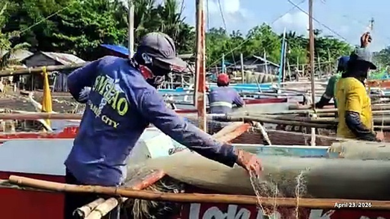 Late Morning At The Shore With Fresh Catch