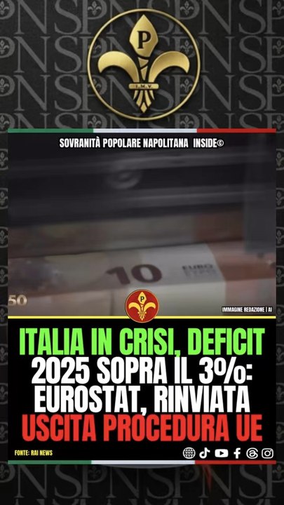 Italia in deficit finanziario influirà sulla finanziaria 2027