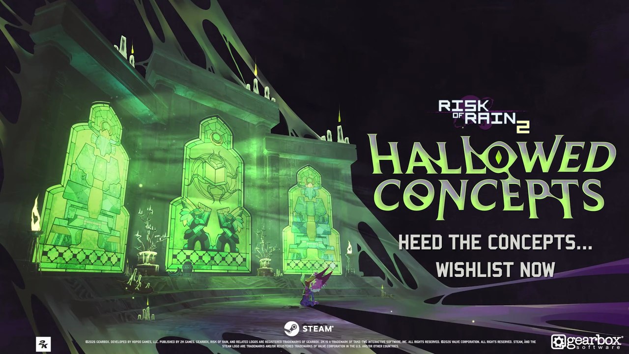 Risk of Rain 2: Hallowed Concepts Reveal Trailer (4K) | New Survivors, Stages & Dark Secrets!