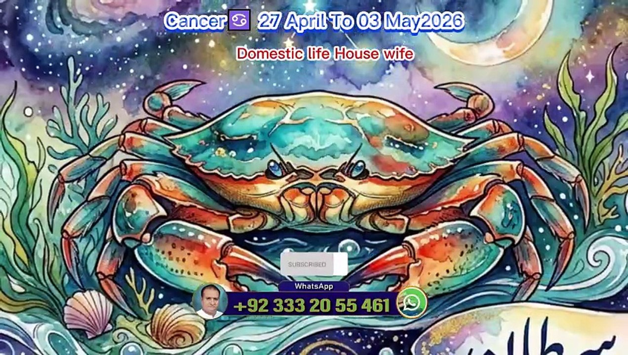 Cancer♋27,April,To,03,May2026 weeklyupdates horoscope viralvideos career zodiacsigns viralvideo #Health #Decision #Money #success #fyp #Love #relationships #sattar_Bakaar_official