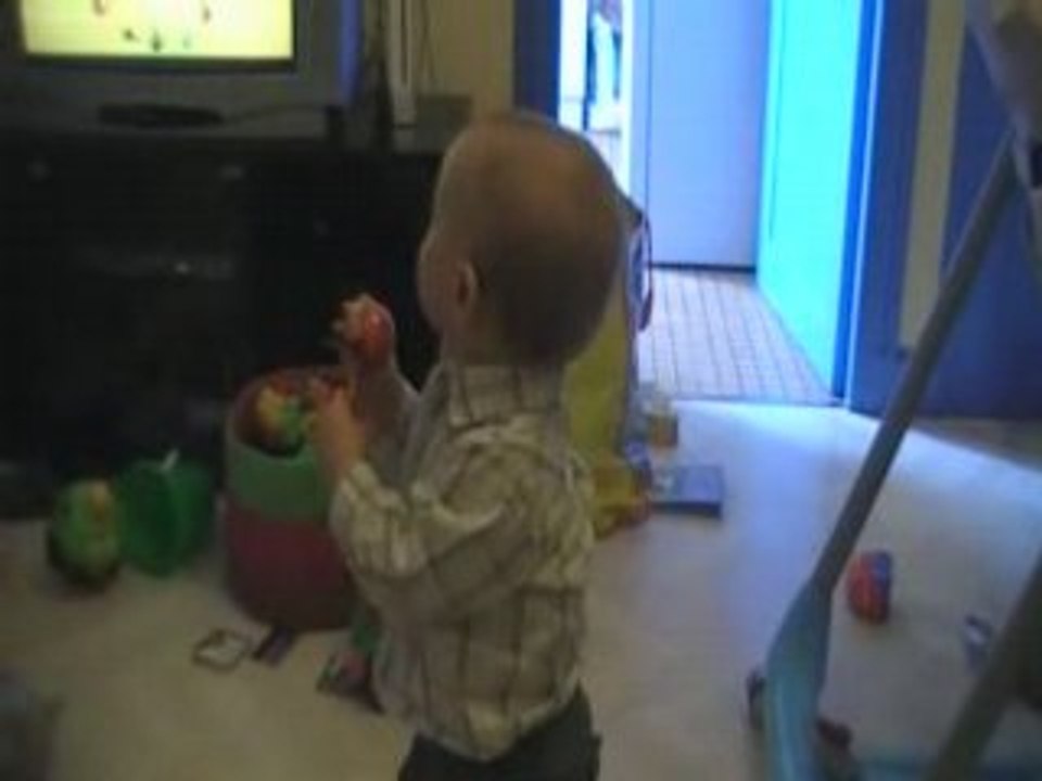 Les premiers pas de Nathanaël en direct!