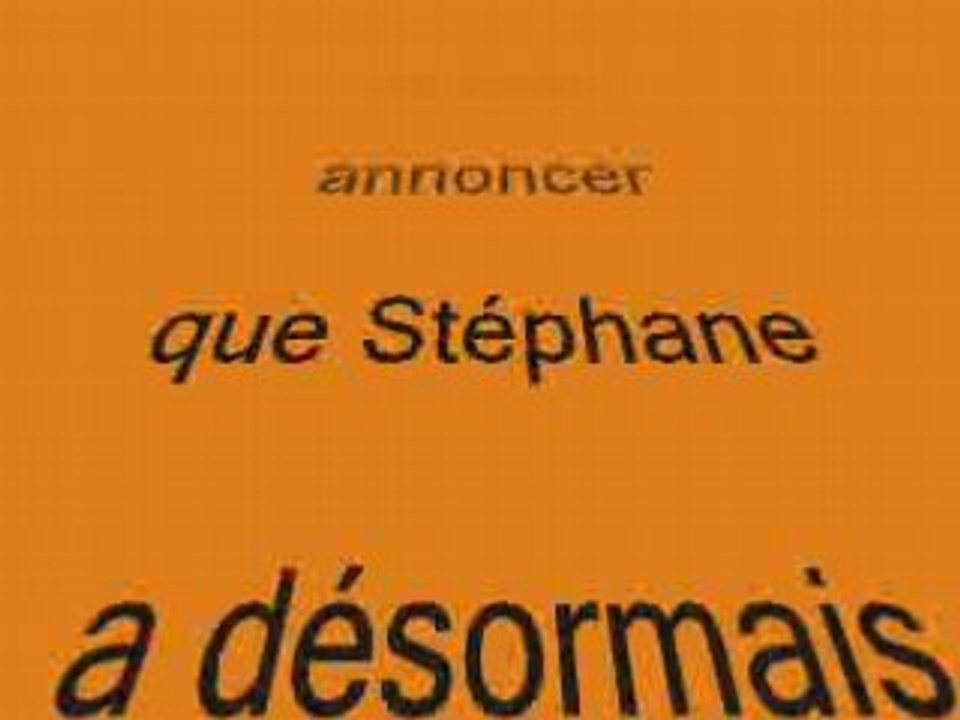 Annonce blog stephane