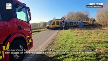 Several people injured in Danish train crash, local emergency service says