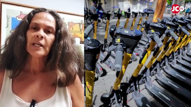 Imprudência com patinetes elétricos provoca colisão grave com ciclista no Recife