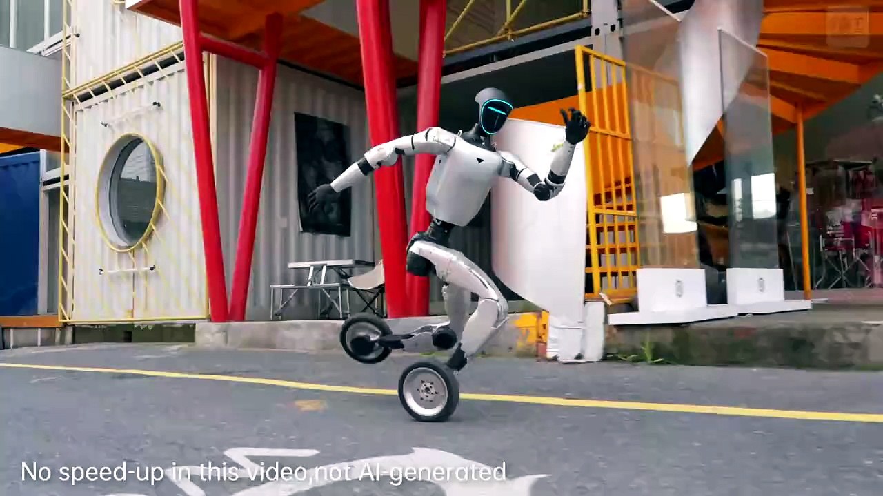 Unitree G1 Roboter mit Salto, Tanz und Hightech-Performance