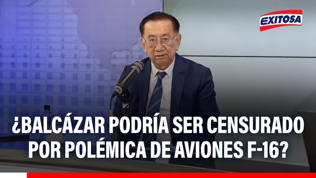 ¿José Balcázar podría ser censurado por polémica con la compra de aviones?