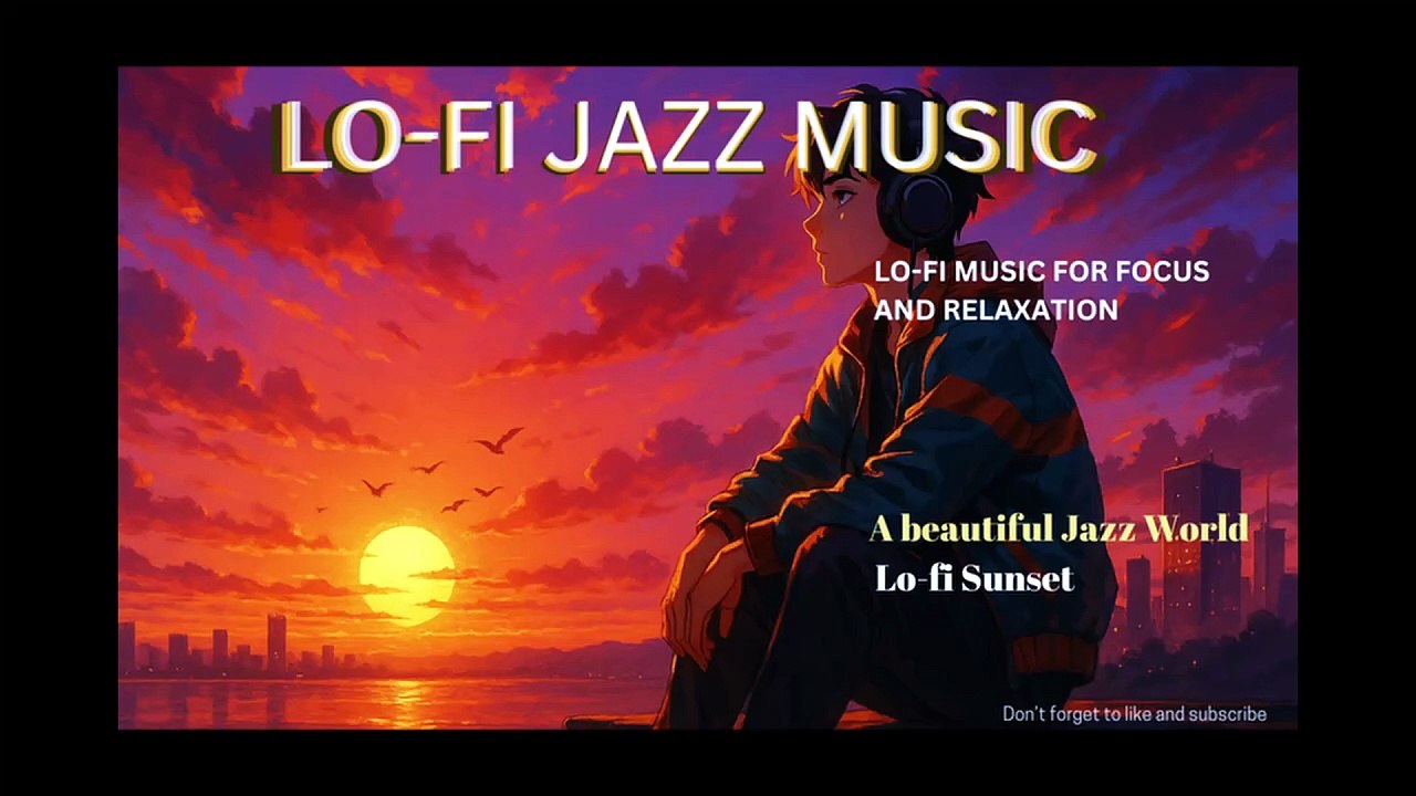 LO-FI SUNSET: Lo-fi jazz music for focus rest and relaxation