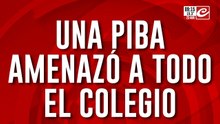 Piba amenazó a todo el colegio: "Ya estamos todos preparados para mañana"