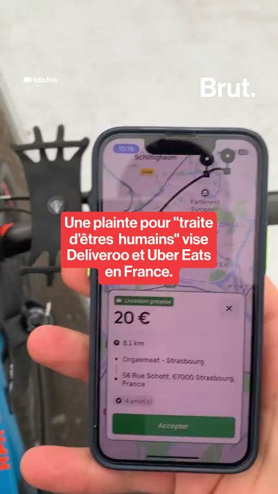 Une plainte pour "traite d’êtres humains" vise Deliveroo et Uber Eats en France.