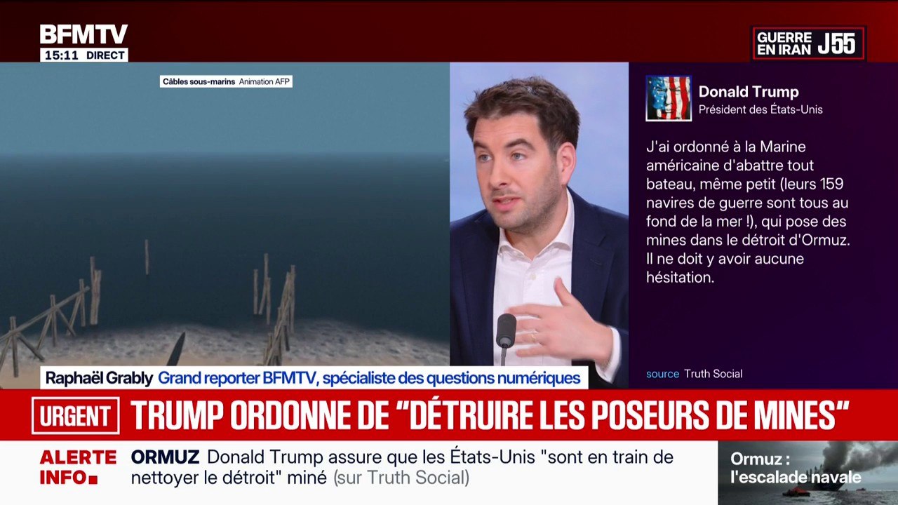 L'Iran peut-il couper les câbles sous-marins qui fournissent Internet dans le monde entier?